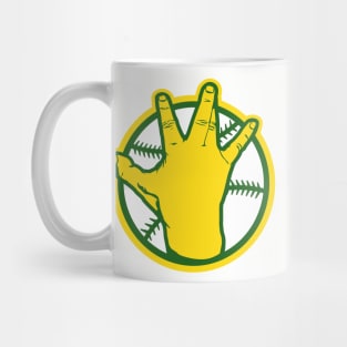 Oakland A's Westside Hand Sign Design Mug